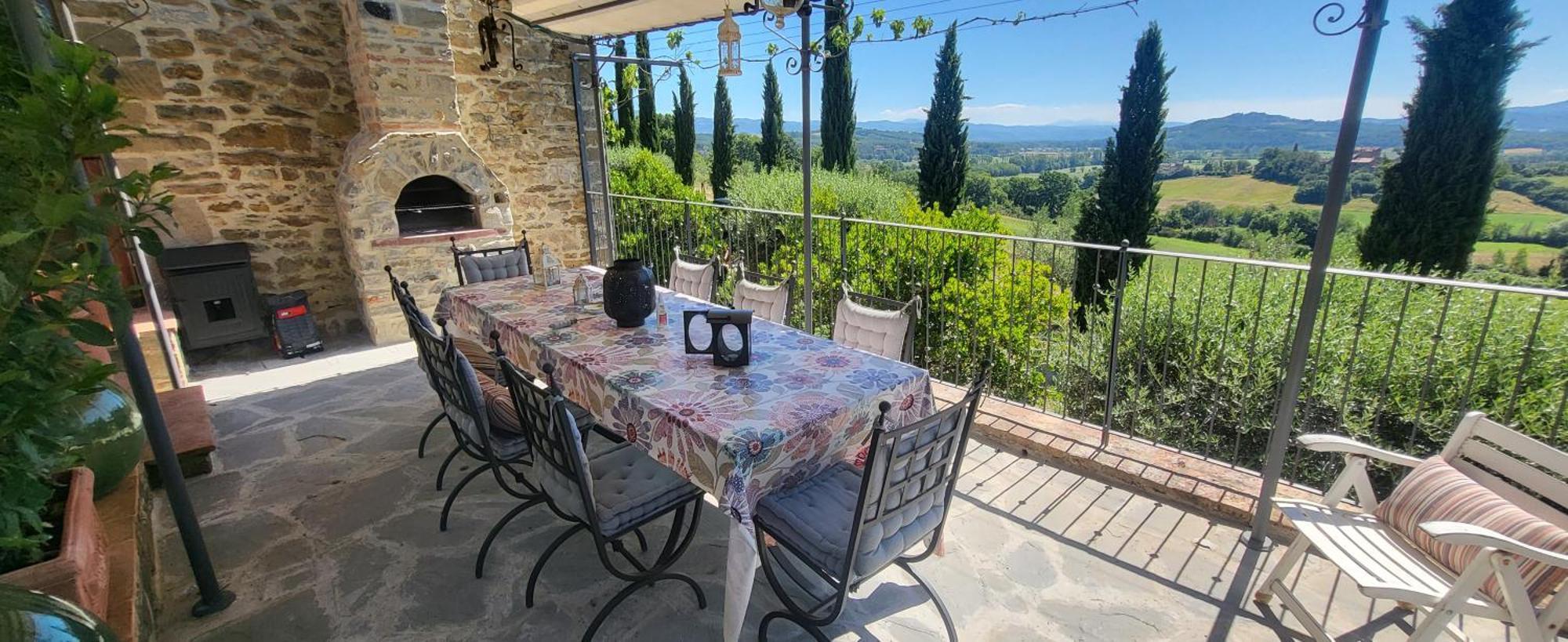 Luxury 1-Bedroom House With The Pool In Tuscany. Anghiari Kültér fotó